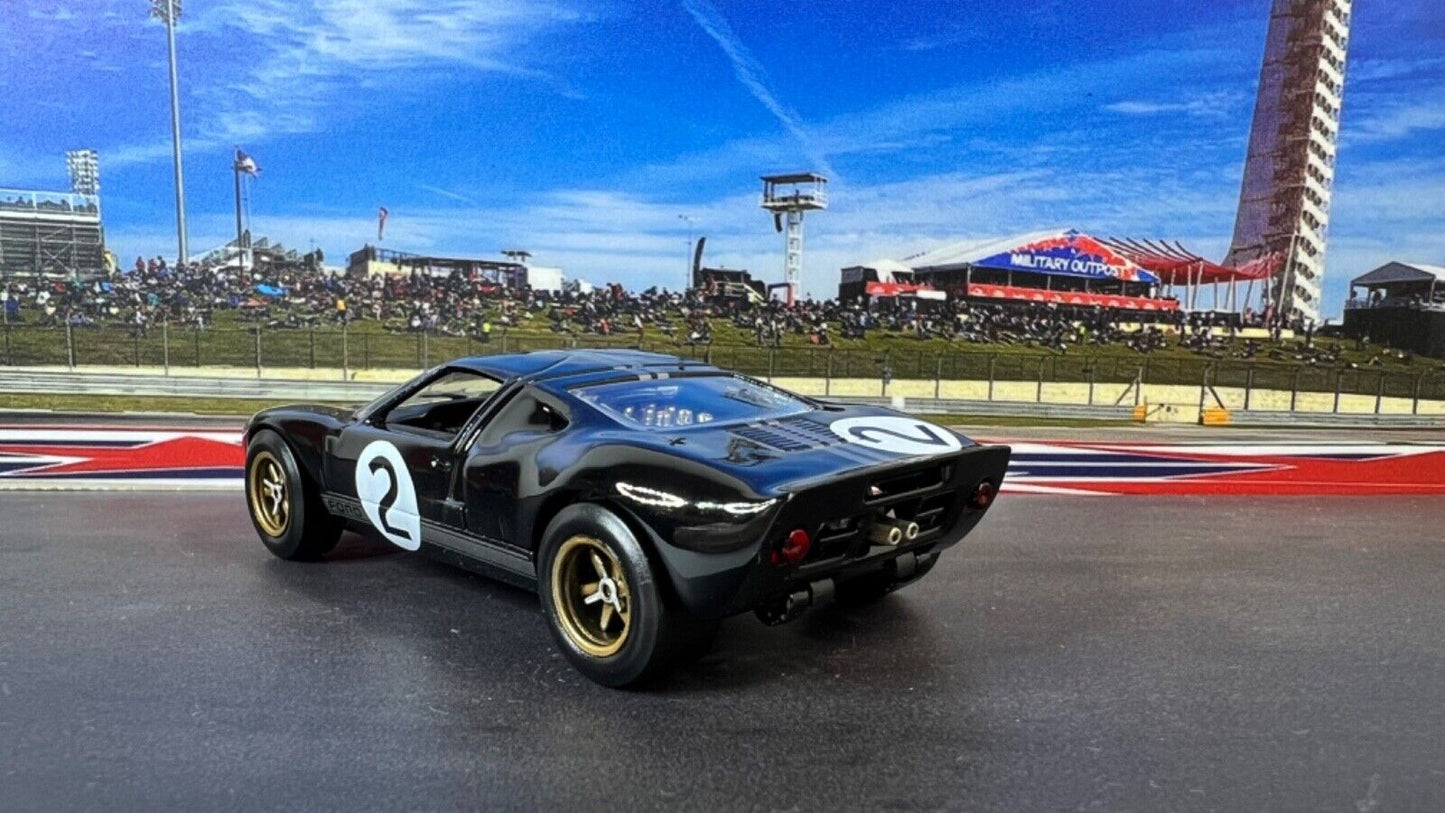 Custom Super Detailed 1:43 Die-Cast Ford GT40 Le Mans 24h 1969 #2 Bruce McLaren