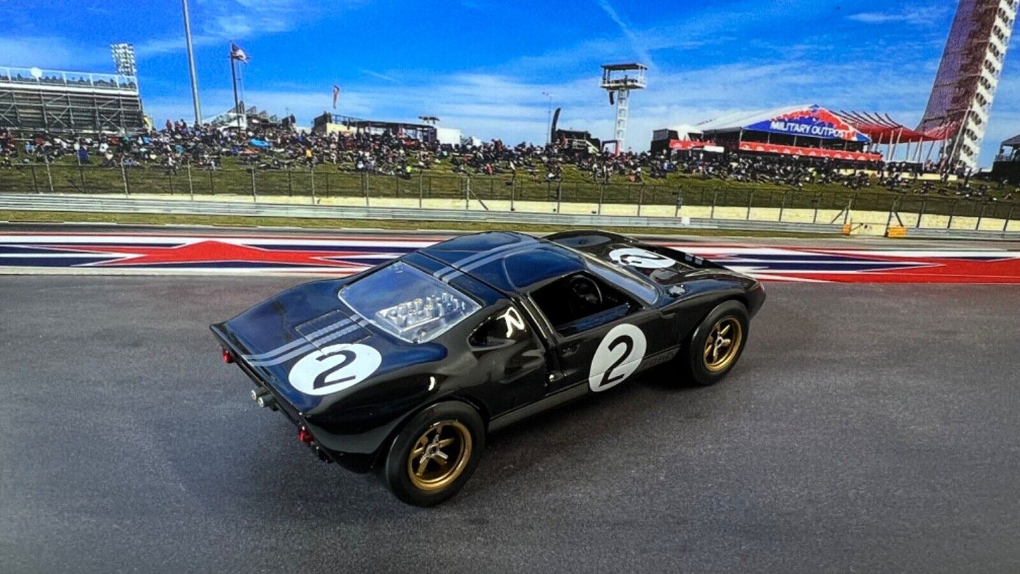 Custom Super Detailed 1:43 Die-Cast Ford GT40 Le Mans 24h 1969 #2 Bruce McLaren