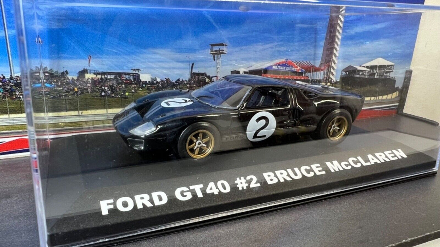 Custom Super Detailed 1:43 Die-Cast Ford GT40 Le Mans 24h 1969 #2 Bruce McLaren