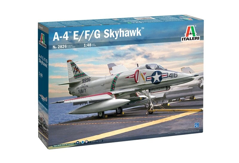 ITALERI 1/48 McDONNEL DOUGLAS A-4 E/F/G/ SKYHAWK 6 VERSIONS USN USMC IAF RAN NEW MODEL KIT