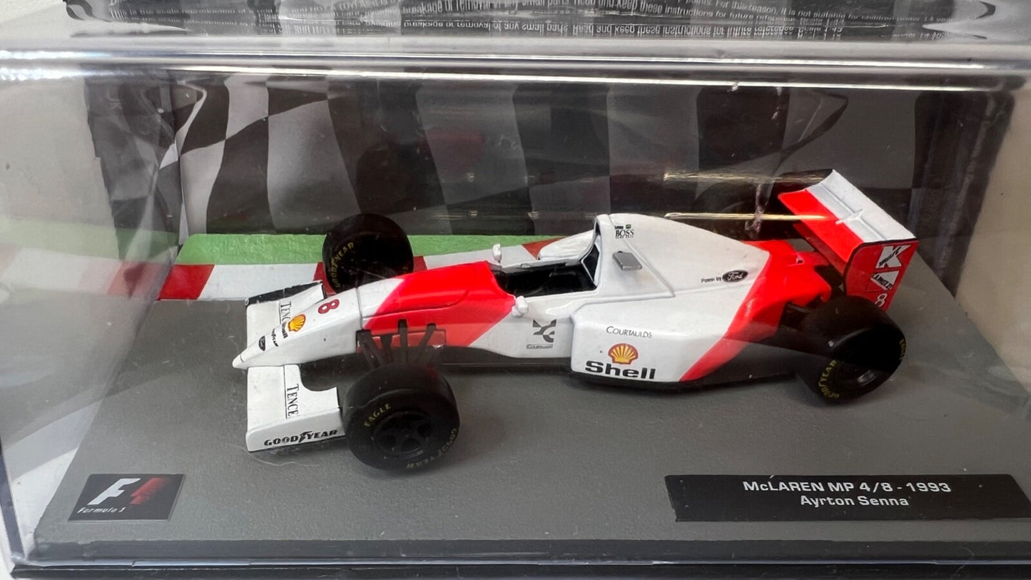 Atlas Collection 1/43 Die-Cast Ayrton Senna F1 Racing History Complete Set X7 McLaren Lotus Toleman