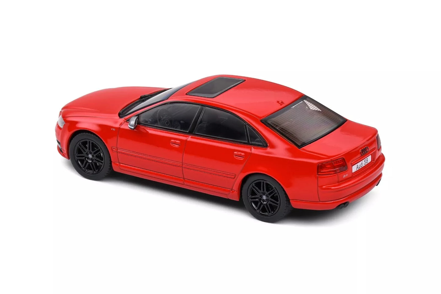 SOLIDO 1/43 AUDI - A8 S8 (D3) 5.2i V10 2010 SUPER SALOON SEDAN - RED IN CASE