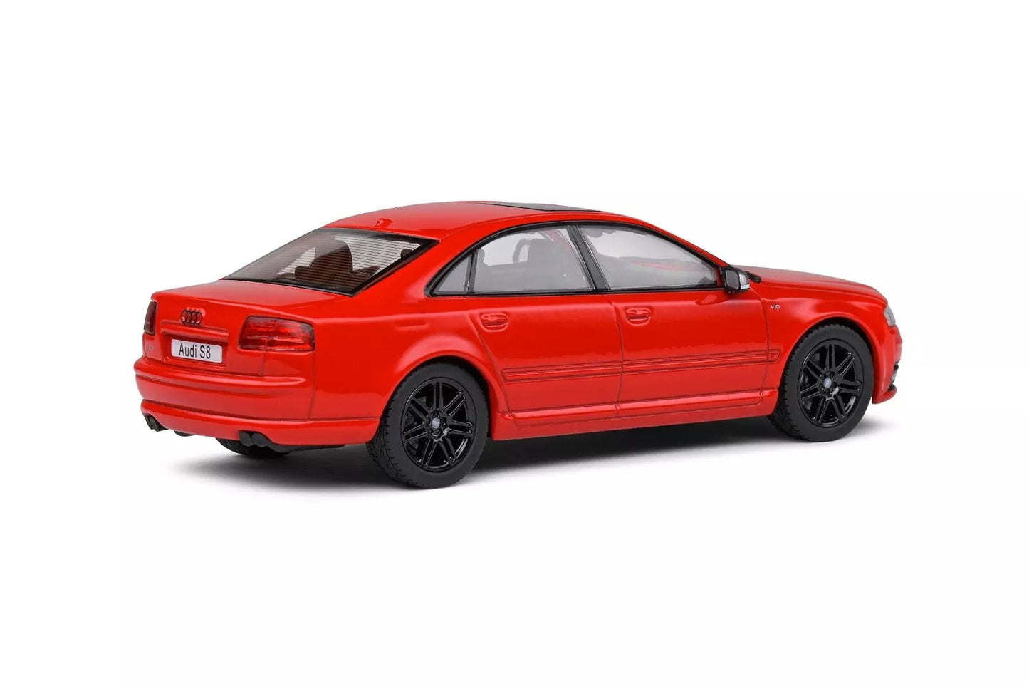 SOLIDO 1/43 AUDI - A8 S8 (D3) 5.2i V10 2010 SUPER SALOON SEDAN - RED IN CASE