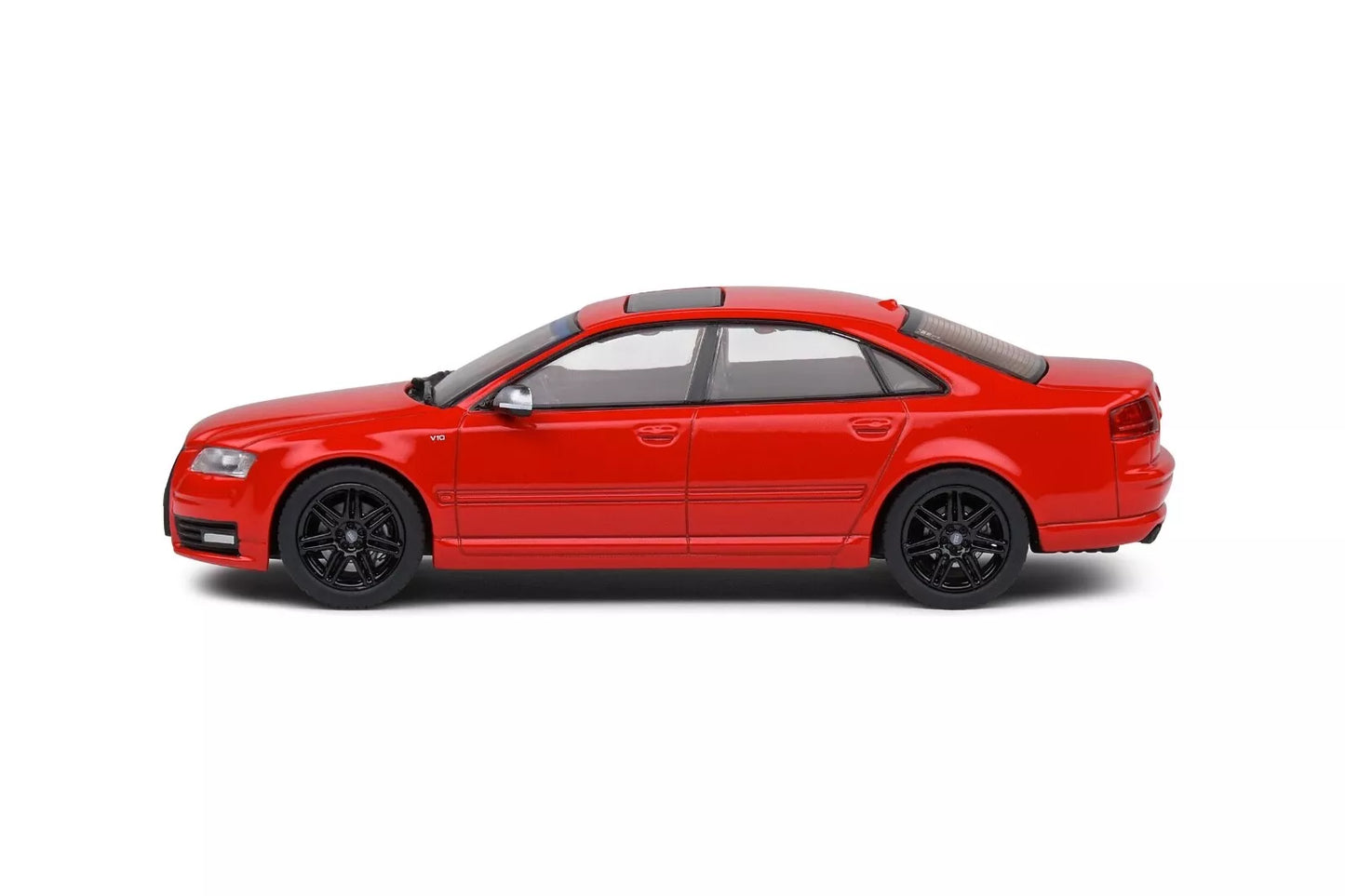 SOLIDO 1/43 AUDI - A8 S8 (D3) 5.2i V10 2010 SUPER SALOON SEDAN - RED IN CASE