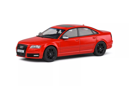 SOLIDO 1/43 AUDI - A8 S8 (D3) 5.2i V10 2010 SUPER SALOON SEDAN - RED IN CASE