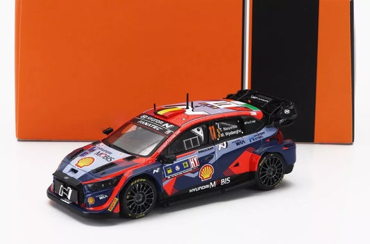IXO 1/43 HYUNDAI i20 N RALLY1 WRC N 11 WINNER RALLY CENTRAL EUROPEAN NEUVILLE