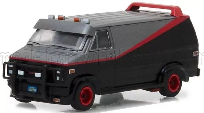 GREENLIGHT 1:64 DIE-CAST GMC - VANDURA CARGO G.SERIES VAN - A-TEAM - 1983 L.E.