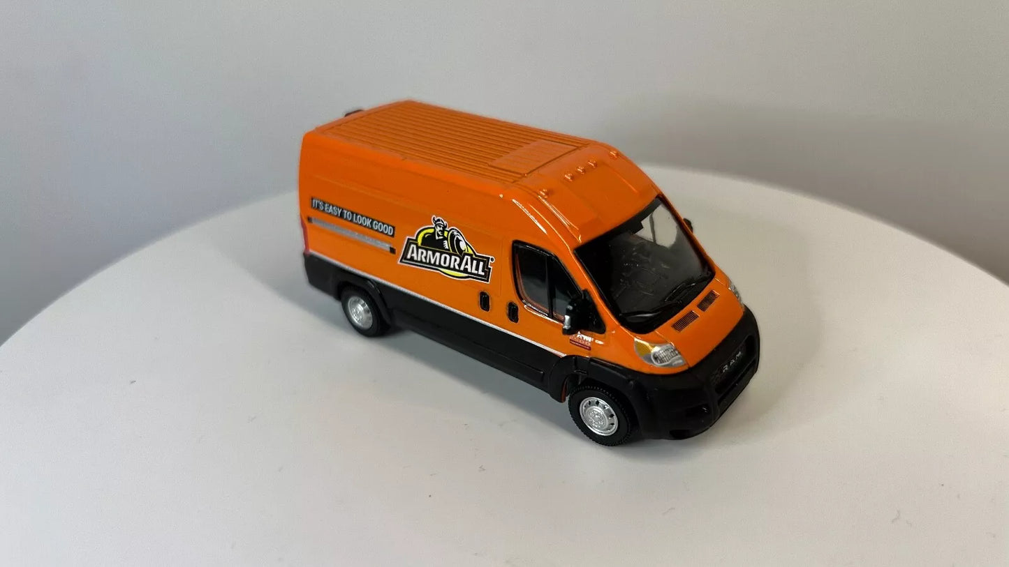 GREENLIGHT 1:64 FULL DIE-CAST 2020 RAM PROMASTER 2500 CARGO ARMOR ALL VAN MODEL