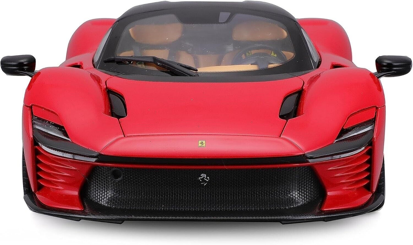Burago Signature 1/18 Ferrari DAYTONA SP3 TARGA 2022 Rosso Corsa Highly Detailed