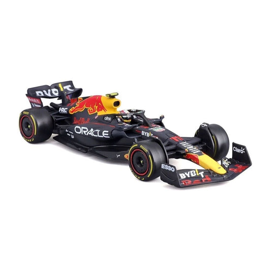 Burago 1/43 Signature F1 Red Bull RB18 w/ Driver #11 Sergio Perez in Display Case