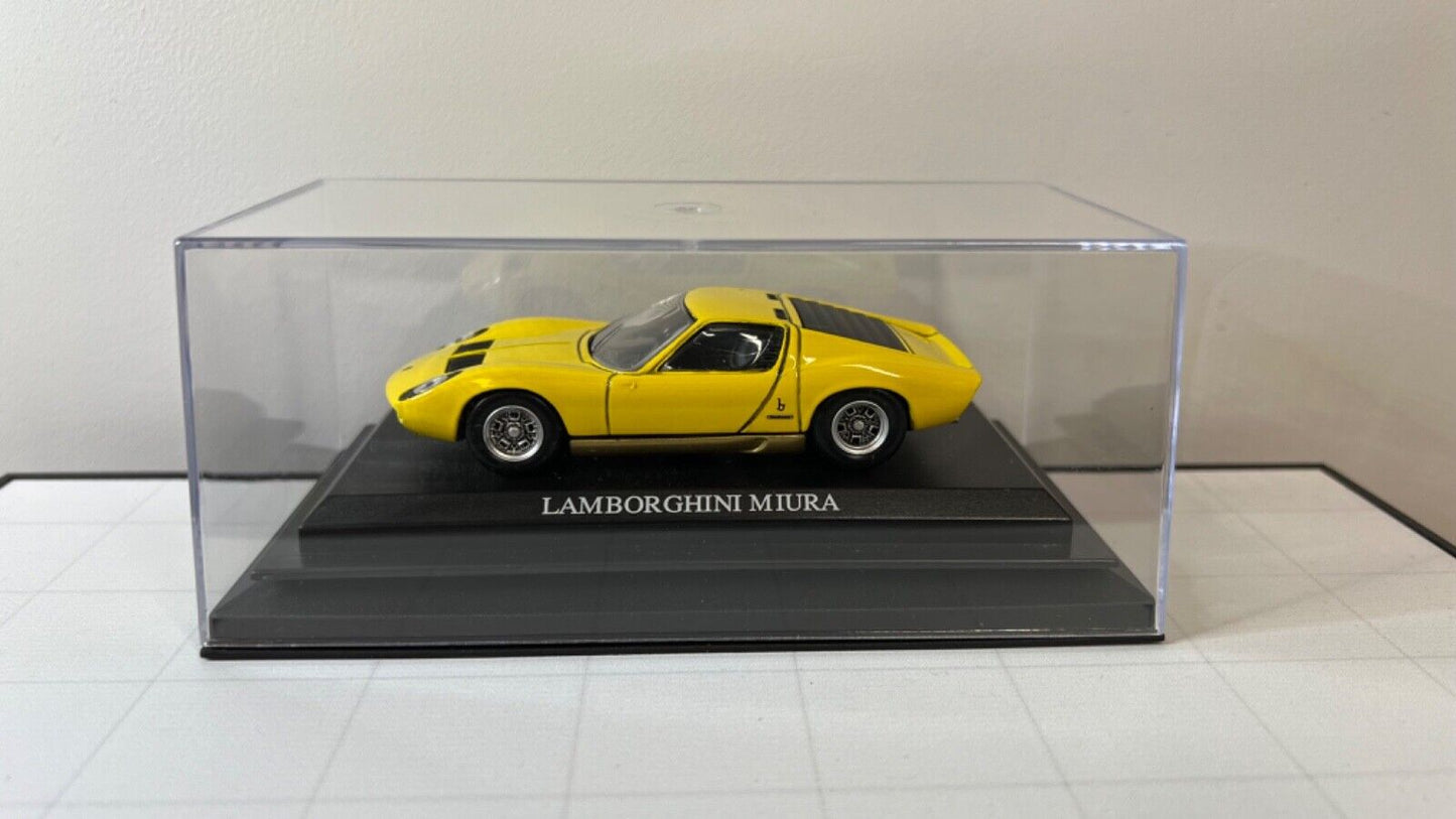 Custom Super Detailed 1:43 Die-Cast Lamborghini Miura Supercar Stainless Exhaust Pipes In Case