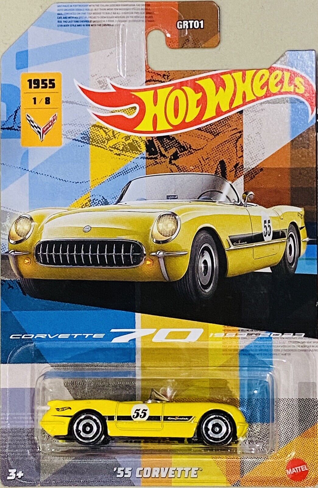 Hot Wheels 2022 Corvette 70TH Anniversary 1953-2023 Full Set of 8 RARE VHTF!