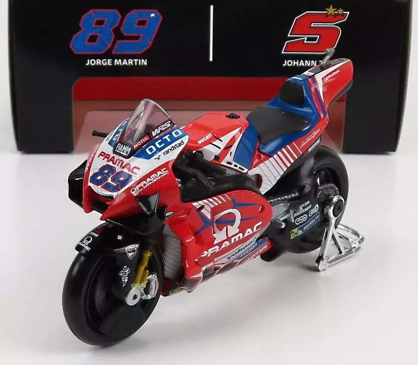 Maisto 1:18 DUCATI PRAMAC RACING Desmosedici GP N 89 MOTOGP Bike 2021 JORGE MARTIN