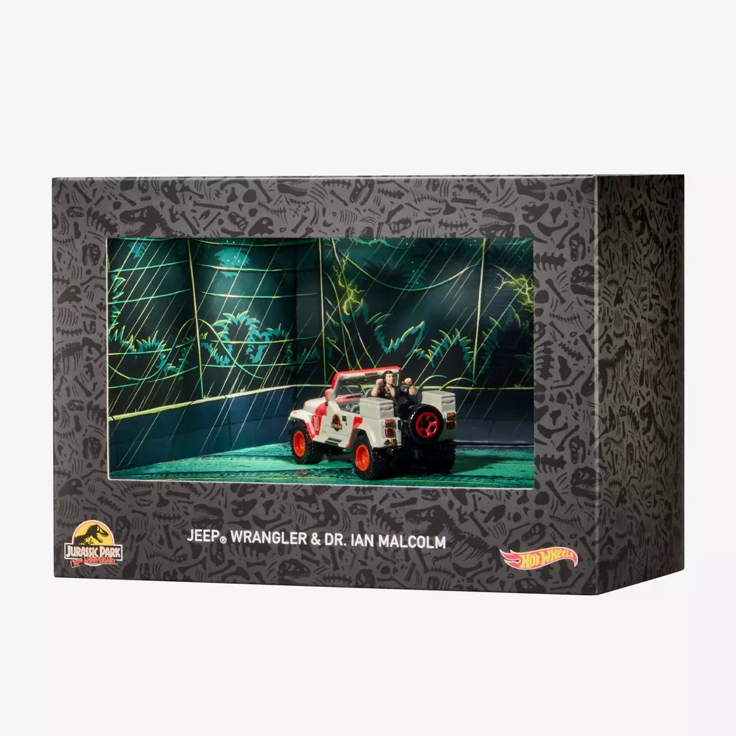 HOT WHEELS RLC Jurassic Park 30th Anniversary Jeep Wrangler & Ian DIORAMA BOXSET