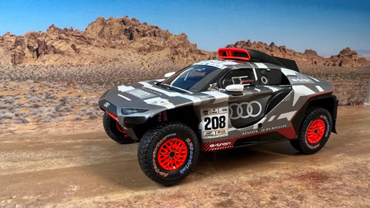 Spark 1/43 Audi RS Q E-Tron #208 S. PETERHANSEL WINNER ABU DHABI CHALLENGE 2022