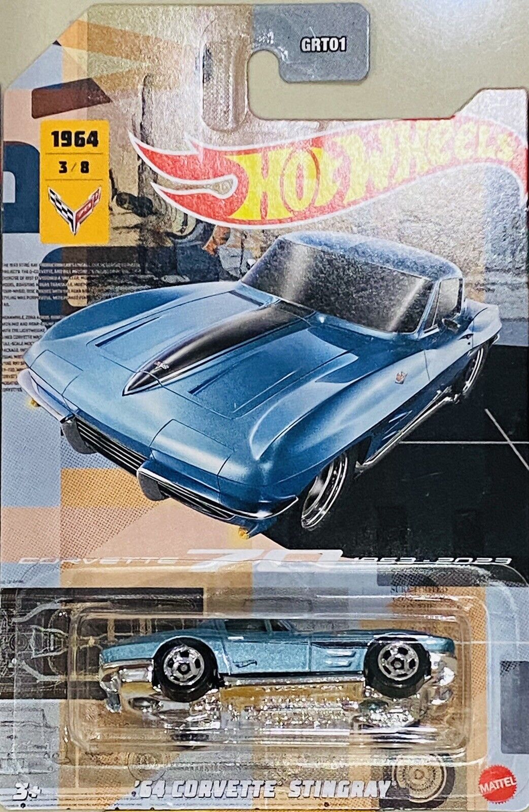 Hot Wheels 2022 Corvette 70TH Anniversary 1953-2023 Full Set of 8 RARE VHTF!