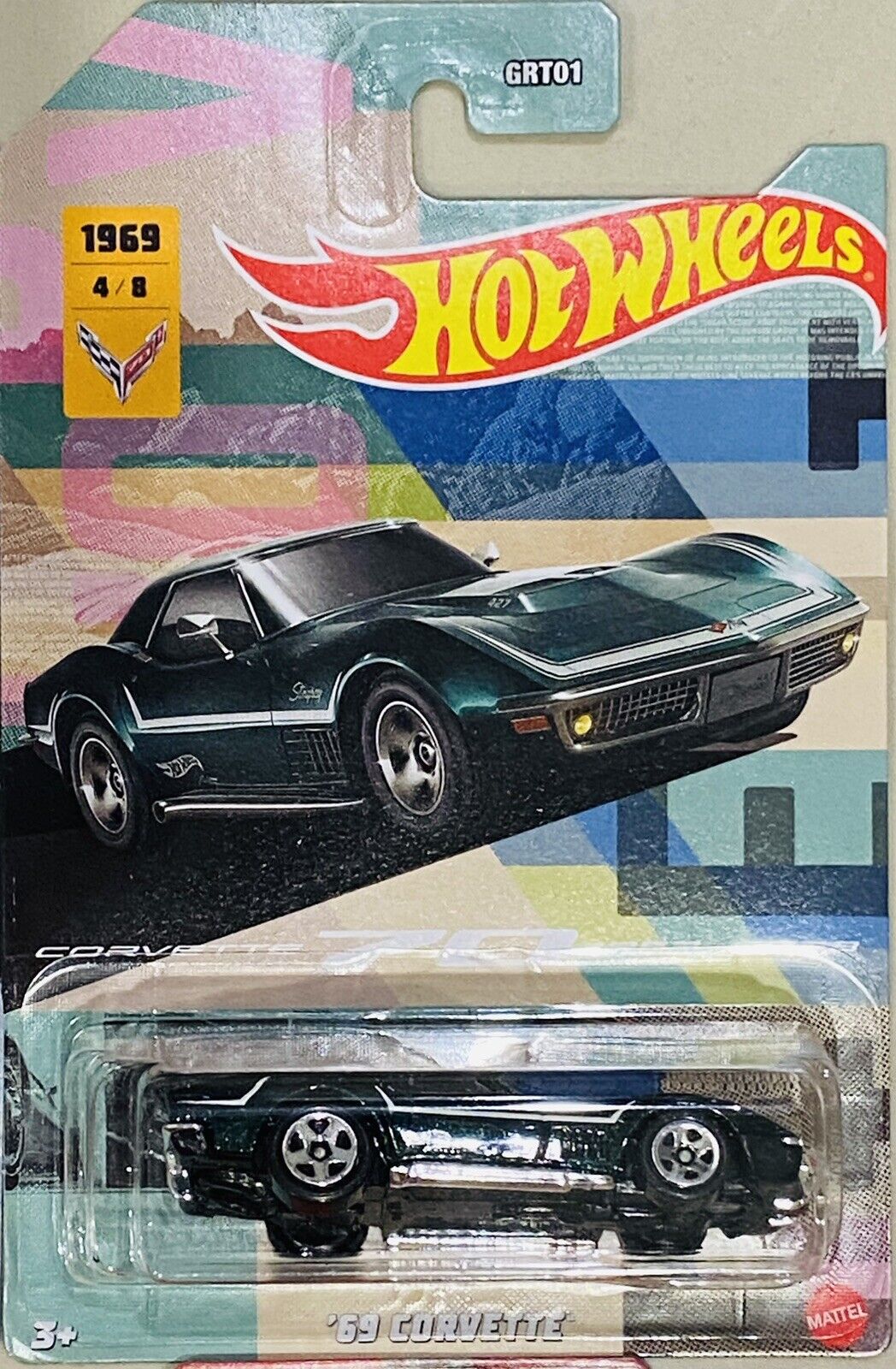 Hot Wheels 2022 Corvette 70TH Anniversary 1953-2023 Full Set of 8 RARE VHTF!