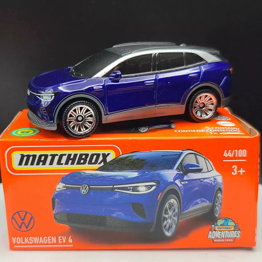 MATCHBOX Power Grab #44/100 2024 Volkswagen VW ID.4 EV MB Adventure World Tour