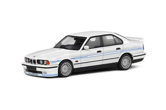 SOLIDO 1/43 DIE-CAST BMW - 5-SERIES ALPINA B10 (E34) 1994 - WHITE BLUE STRIPE