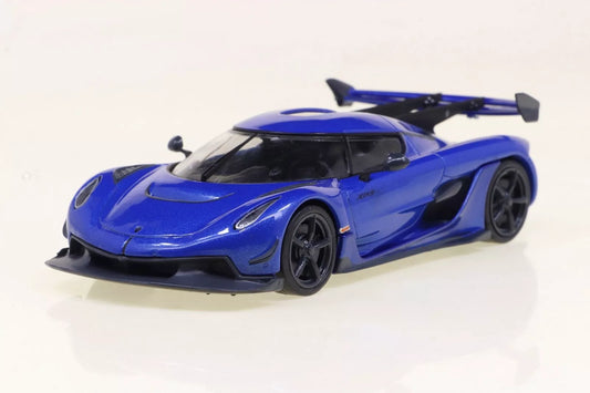 SOLIDO 1/43 DIE-CAST KOENIGSEGG JESKO HYPERCAR 2021 - IMPERIAL BLUE DISPLAY CASE