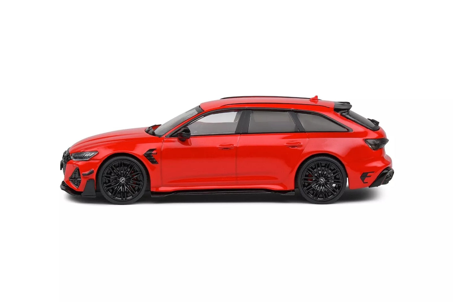 SOLIDO 1/43 DIE-CAST AUDI A6 ABT RS6-R SW STATION WAGON 2020 MISANO RED DISPLAY CASE