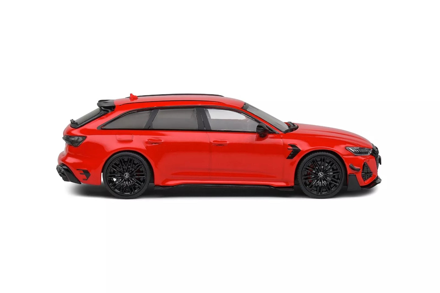 SOLIDO 1/43 DIE-CAST AUDI A6 ABT RS6-R SW STATION WAGON 2020 MISANO RED DISPLAY CASE