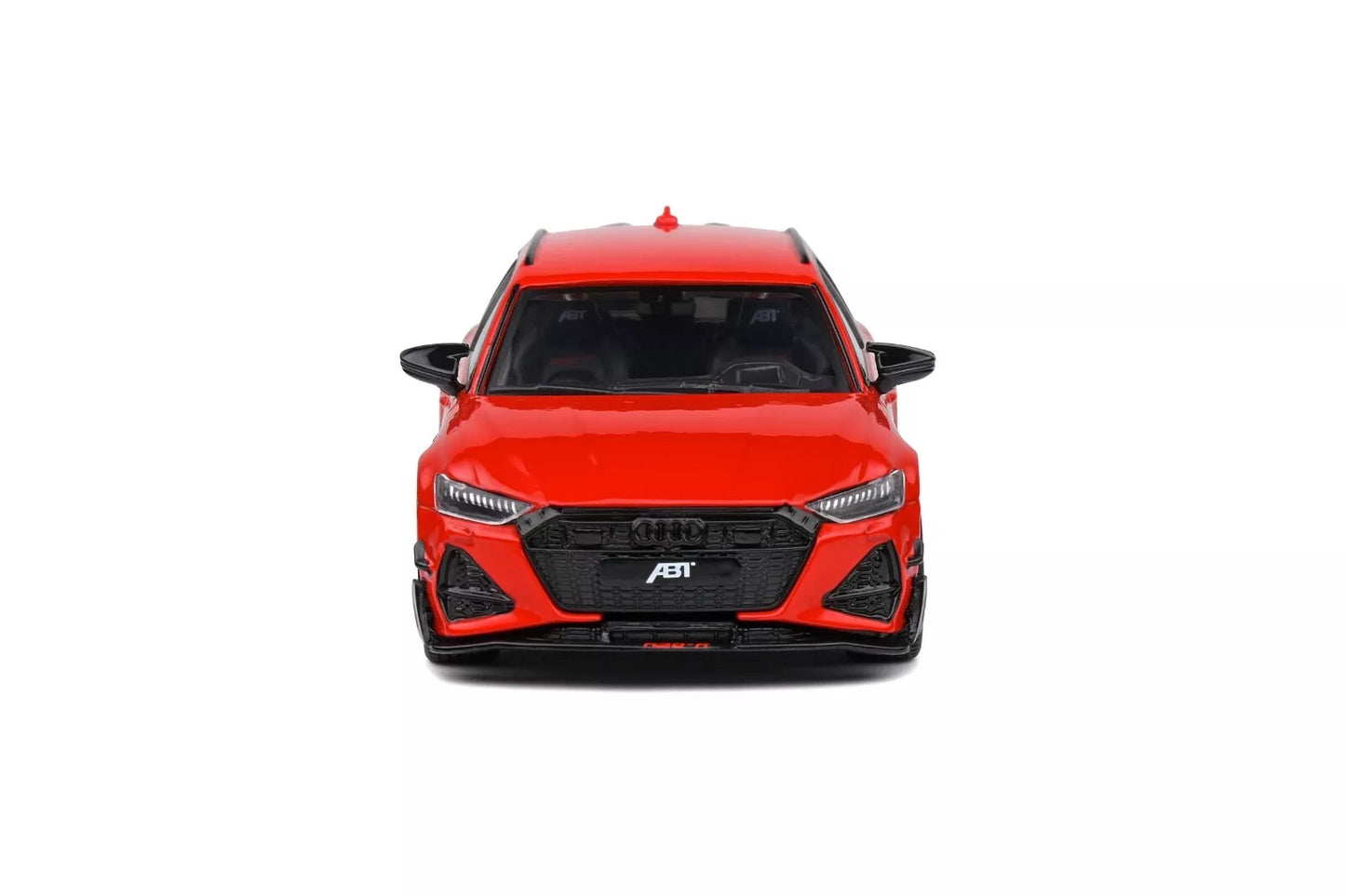 SOLIDO 1/43 DIE-CAST AUDI A6 ABT RS6-R SW STATION WAGON 2020 MISANO RED DISPLAY CASE