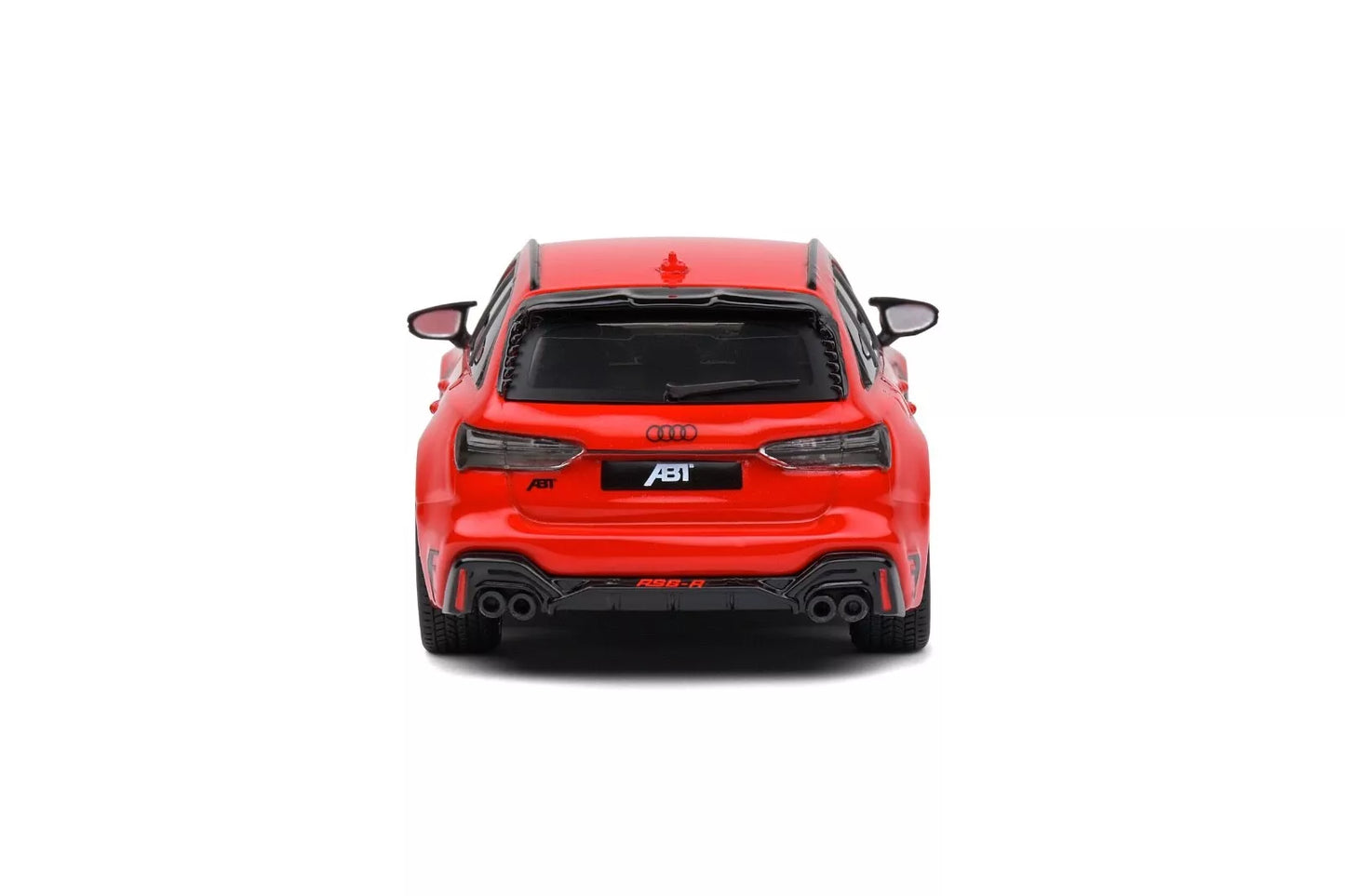 SOLIDO 1/43 DIE-CAST AUDI A6 ABT RS6-R SW STATION WAGON 2020 MISANO RED DISPLAY CASE