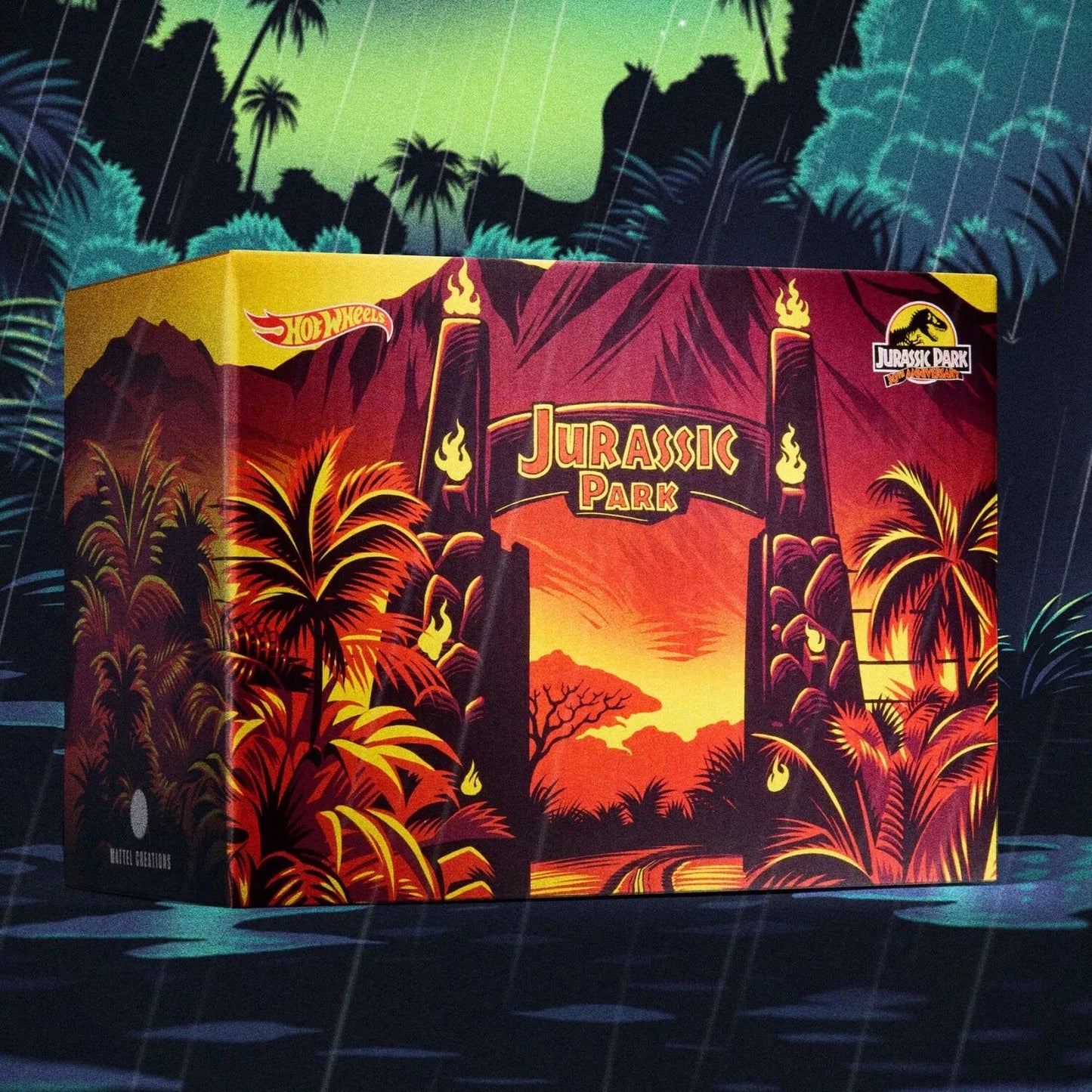 HOT WHEELS RLC Jurassic Park 30th Anniversary Jeep Wrangler & Ian DIORAMA BOXSET